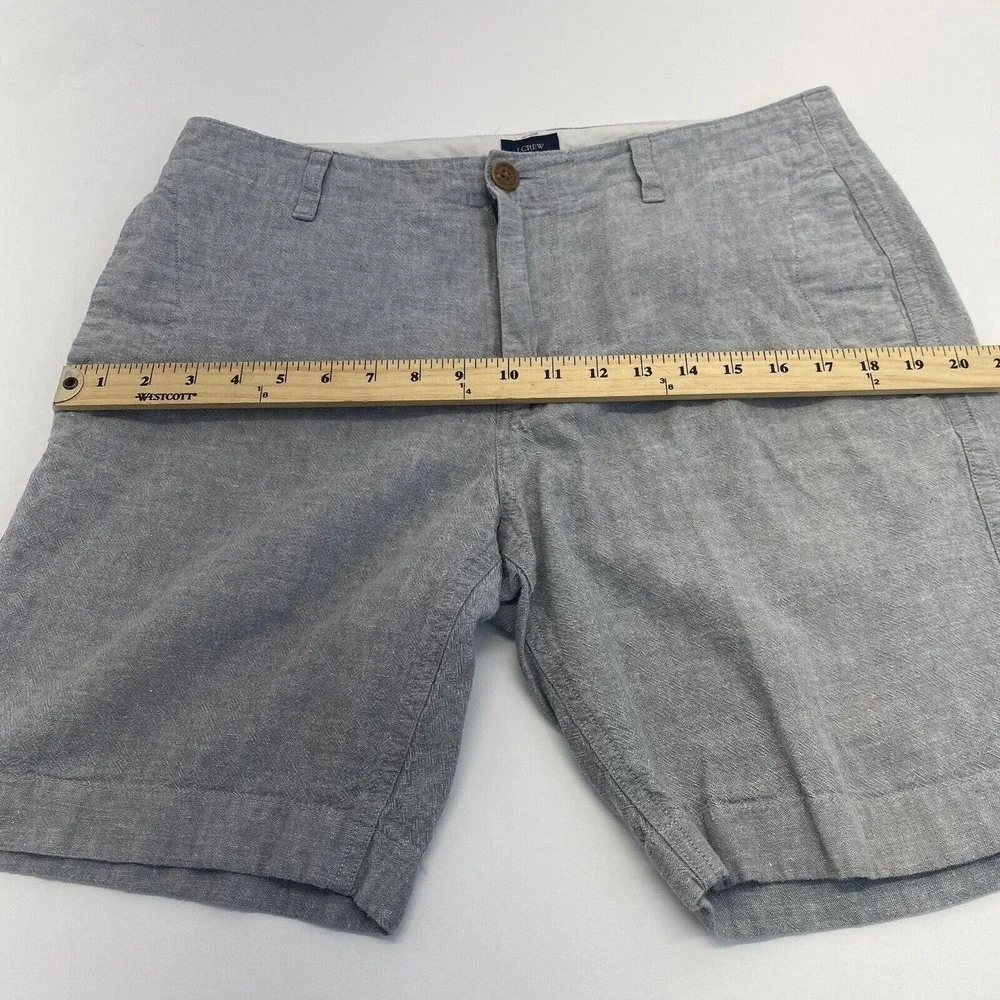J Crew Shorts Mens Size 33 Chino Flat Front‎ Straight Leg Adult Casual Gray